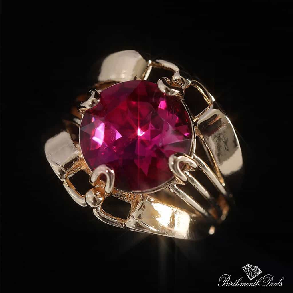 July Ruby Birthstone Ring - Birthmonth Deals