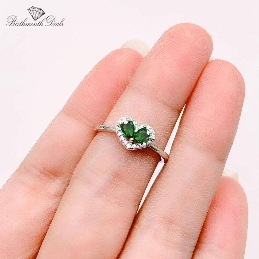 May Emerald Birthstone Ring - Birthmonth Deals