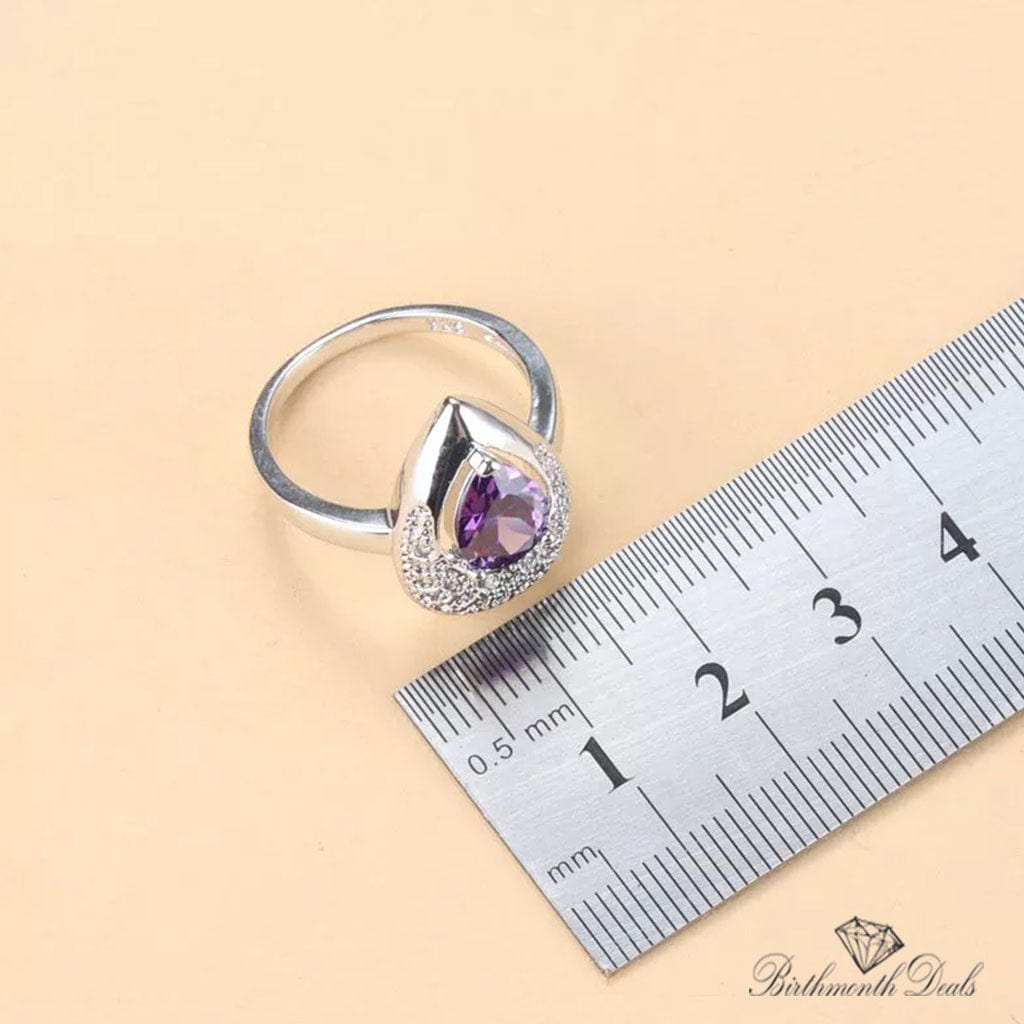 February Amethyst Birthstone Jewelry Set - Birthmonth Deals