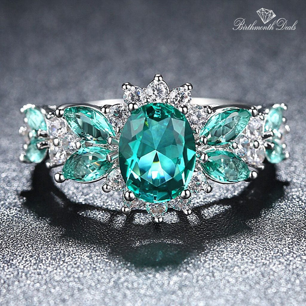 May Emerald Birthstone Ring - Birthmonth Deals