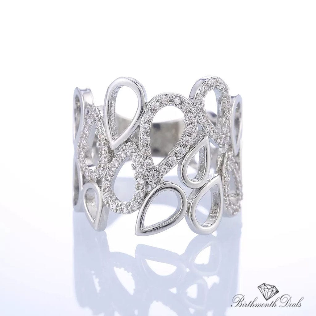 April Diamond Birthstone Ring - Birthmonth Deals