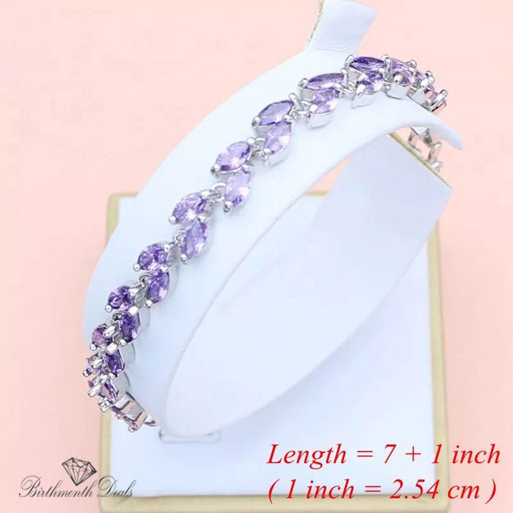 February Amethyst Birthstone Jewelry Set - Birthmonth Deals