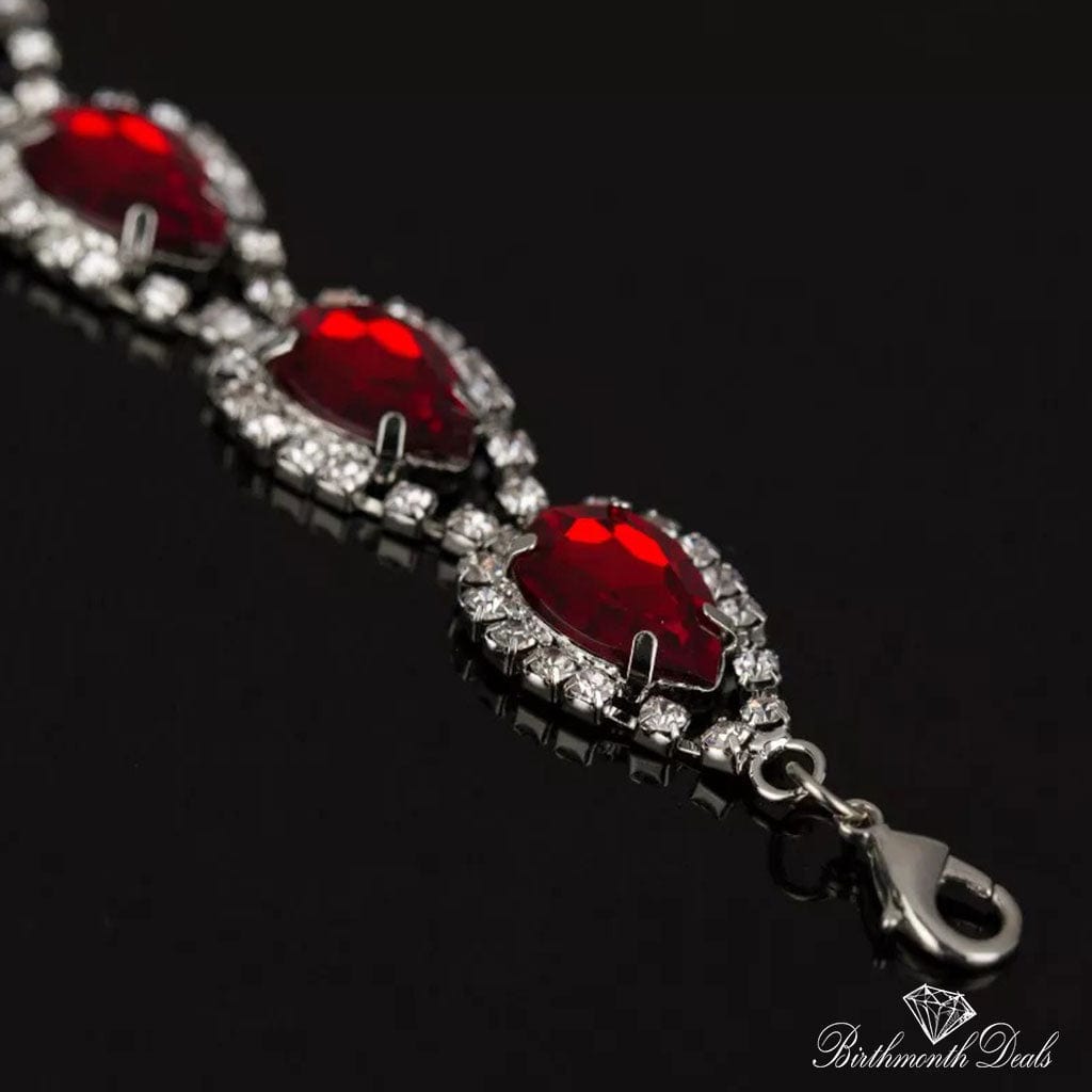 January Garnet Bracelet - Birthmonth Deals