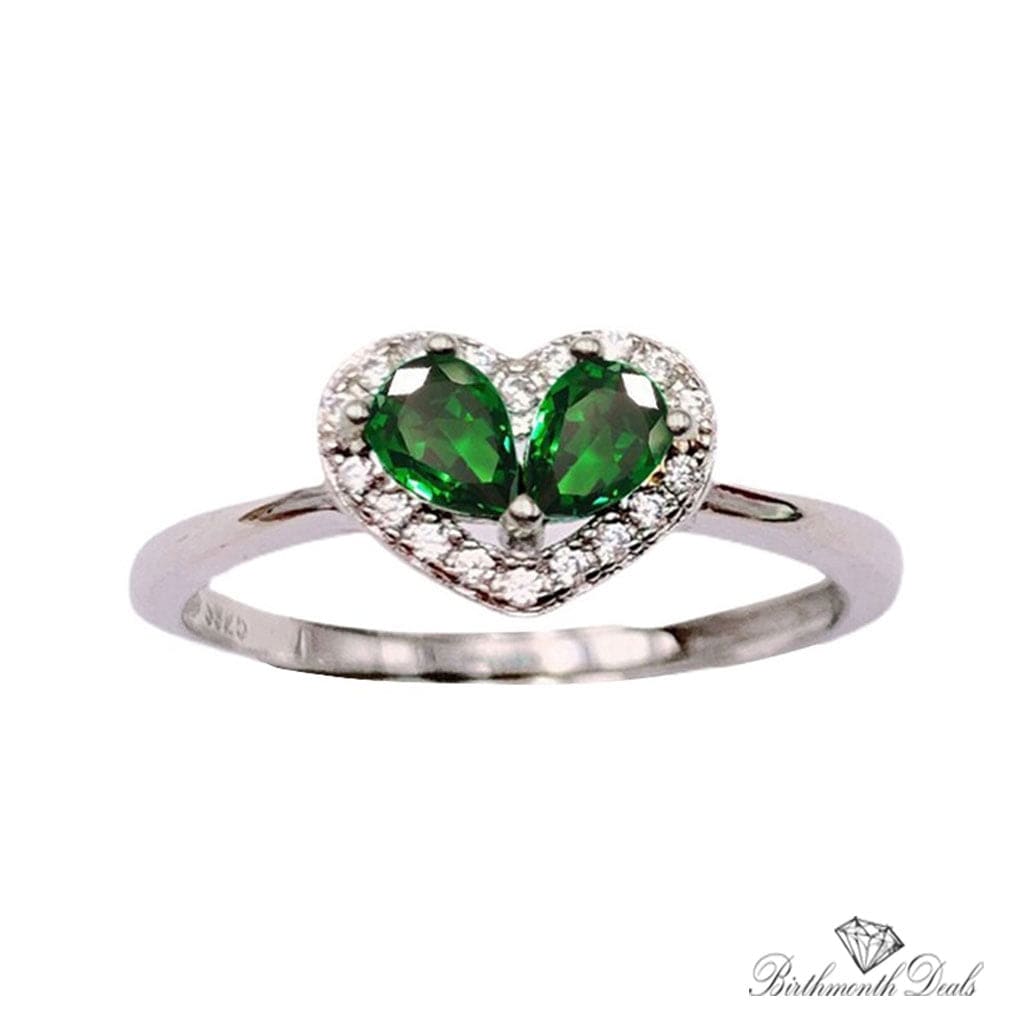 May Emerald Birthstone Ring - Birthmonth Deals