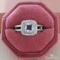 March Aquamarine Birthstone Ring - Birthmonth Deals