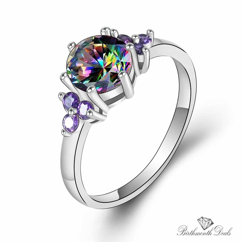 June Alexandrite Birthstone Ring - Birthmonth Deals