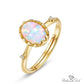 October Opal Birthstone Ring - Birthmonth Deals