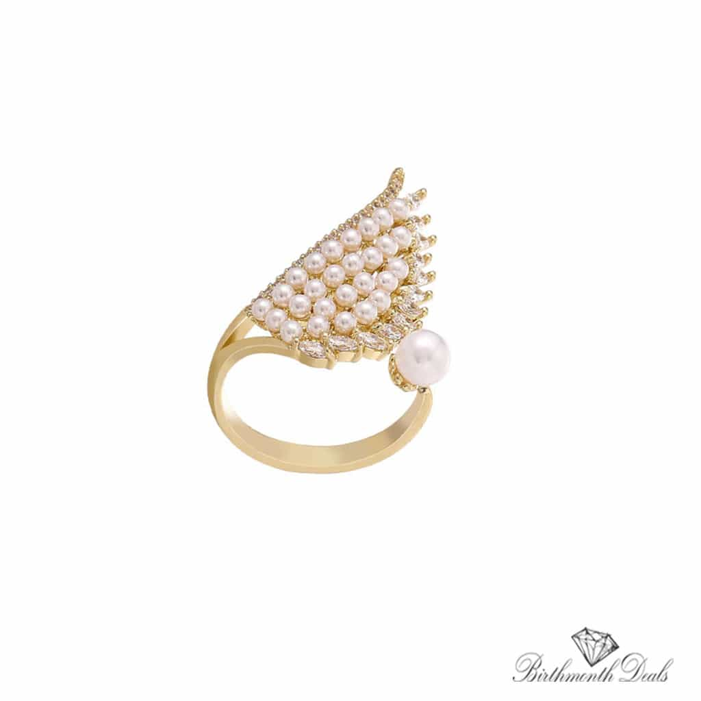 June Pearl Birthstone Ring - Birthmonth Deals