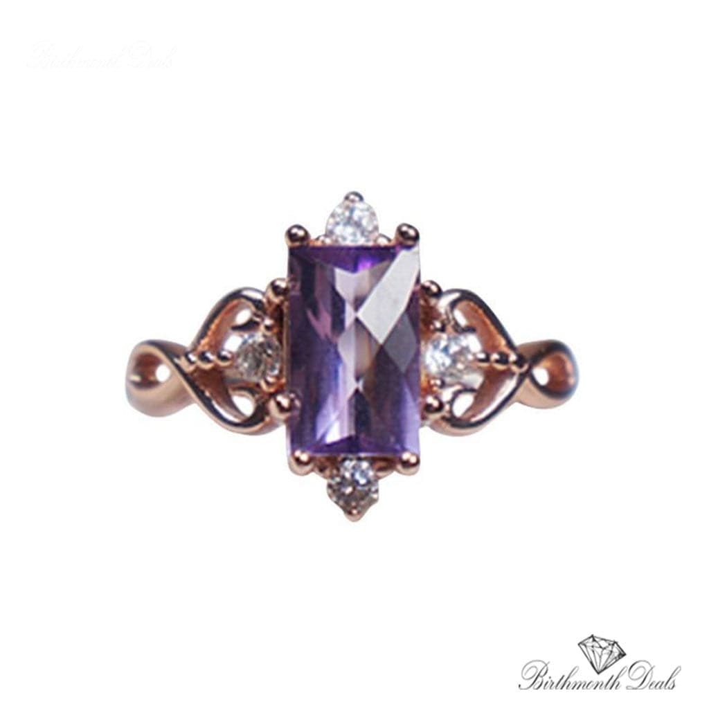 June Alexandrite Birthstone Ring - Birthmonth Deals