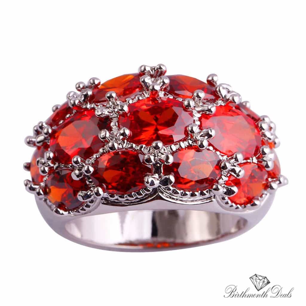 July Ruby Birthstone Ring - Birthmonth Deals