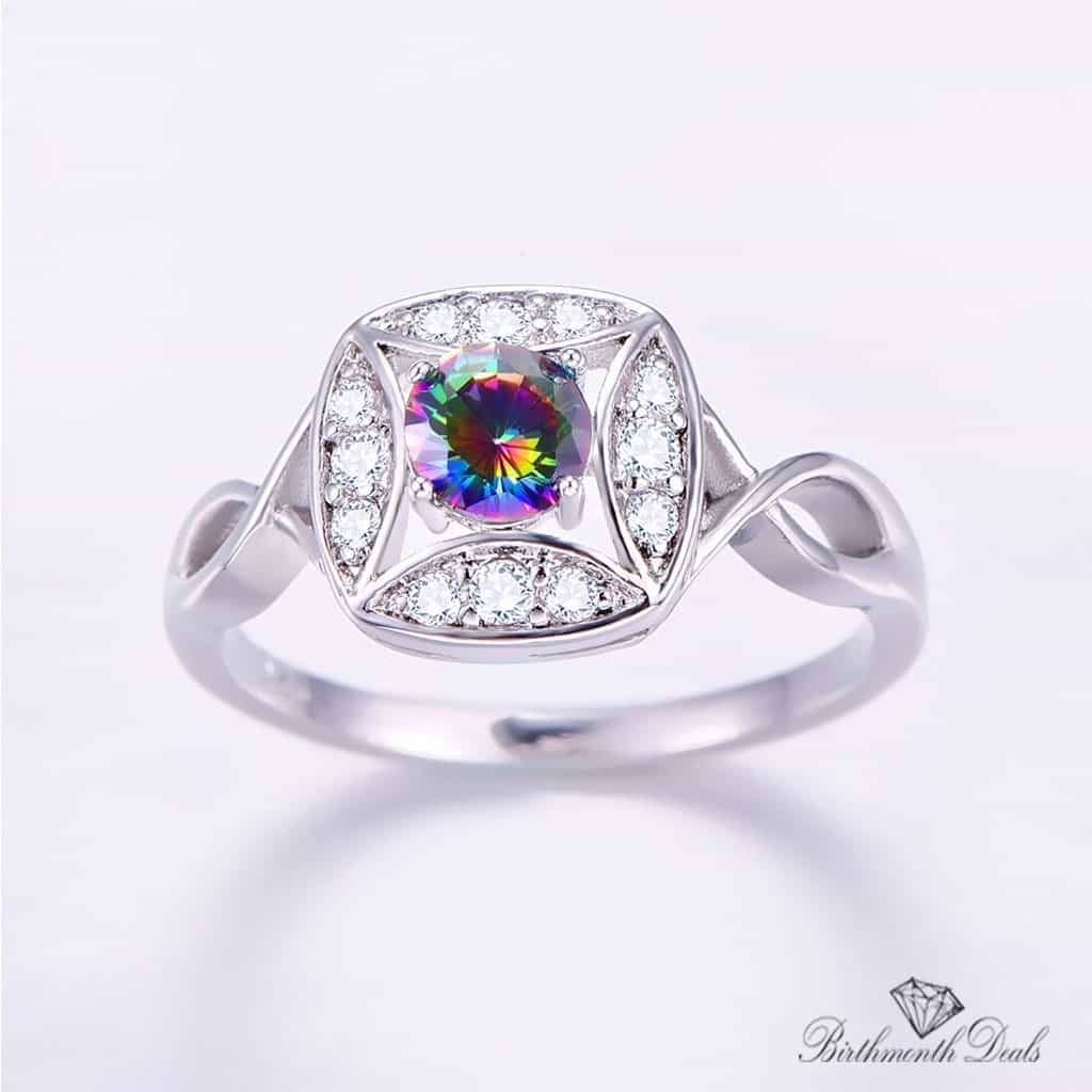 June Alexandrite Birthstone Ring - Birthmonth Deals