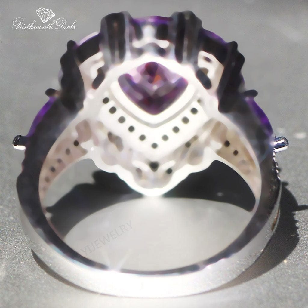 June Alexandrite Birthstone Ring - Birthmonth Deals