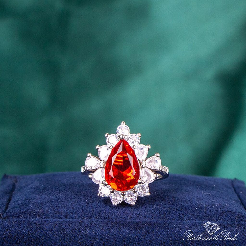 July Ruby Birthstone Ring - Birthmonth Deals