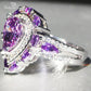 June Alexandrite Birthstone Ring - Birthmonth Deals