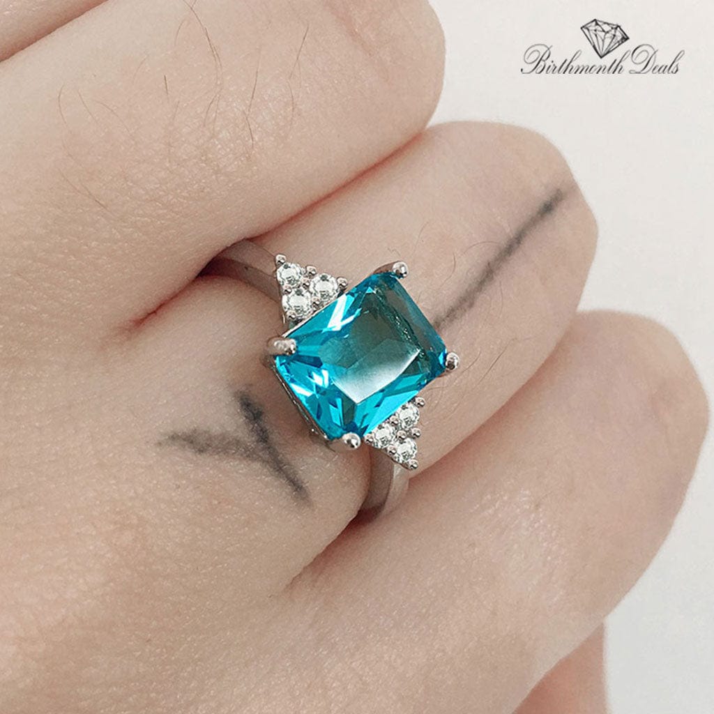 June Alexandrite Birthstone Ring - Birthmonth Deals