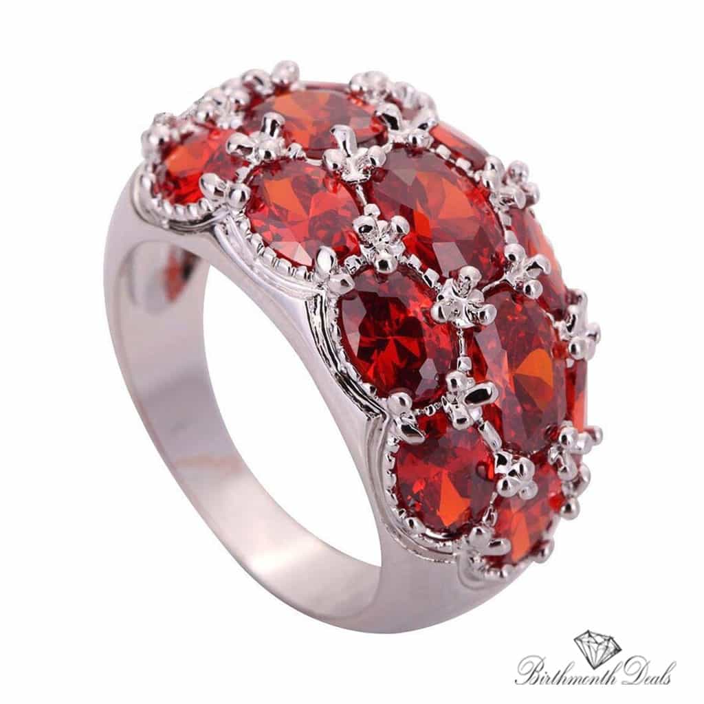 July Ruby Birthstone Ring - Birthmonth Deals
