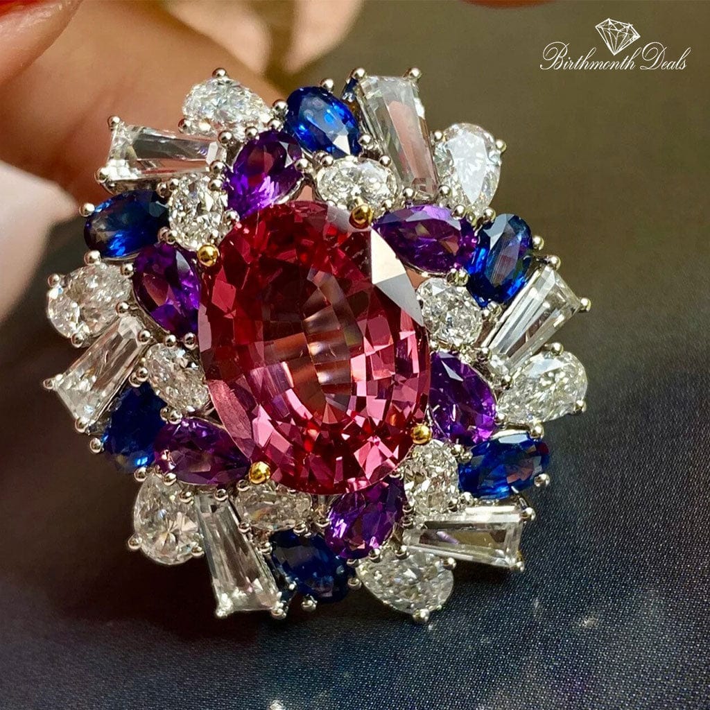 July Ruby Birthstone Ring - Birthmonth Deals