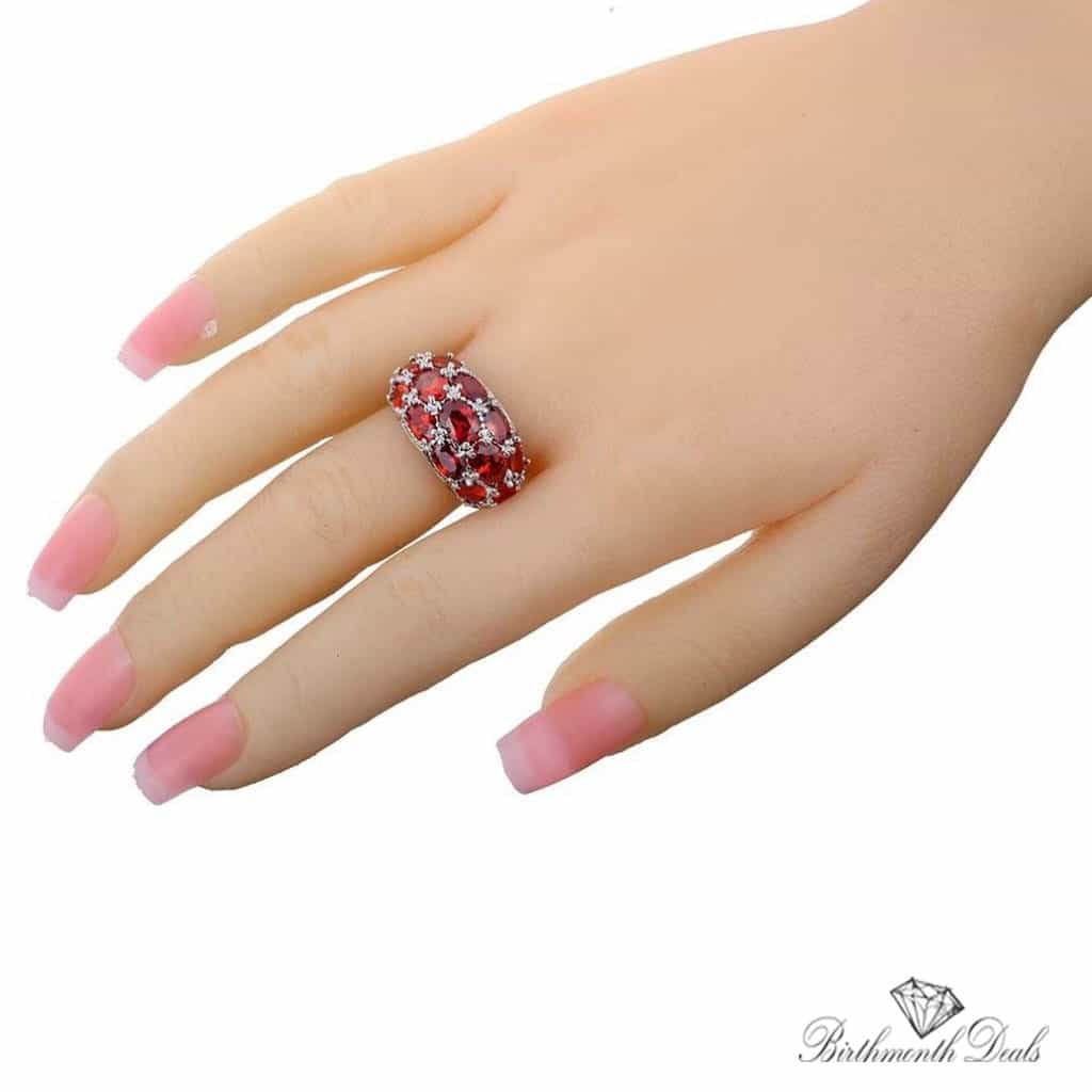 July Ruby Birthstone Ring - Birthmonth Deals