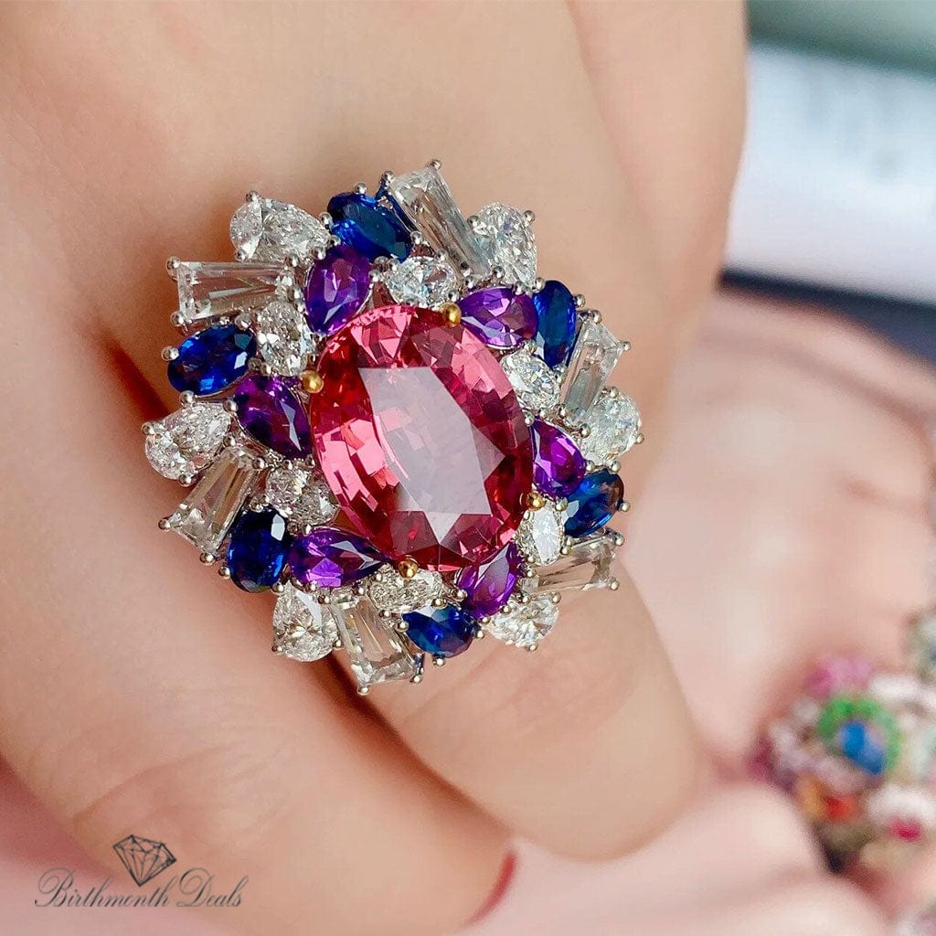 July Ruby Birthstone Ring - Birthmonth Deals