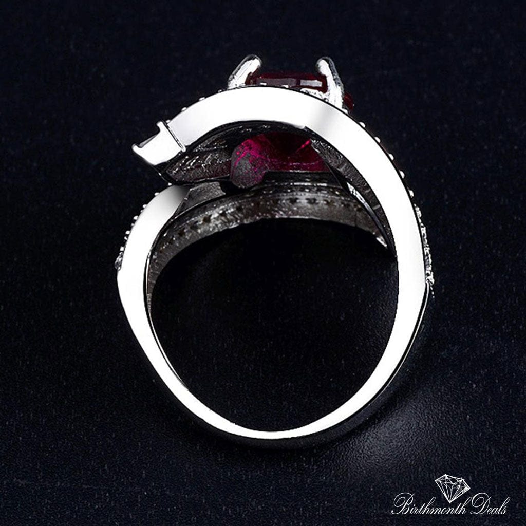July Ruby Birthstone Ring - Birthmonth Deals