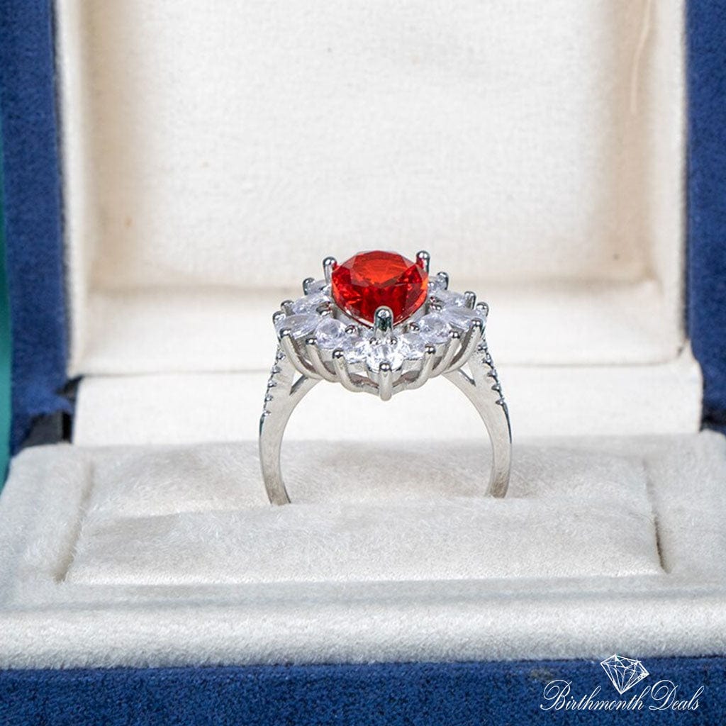 July Ruby Birthstone Ring - Birthmonth Deals