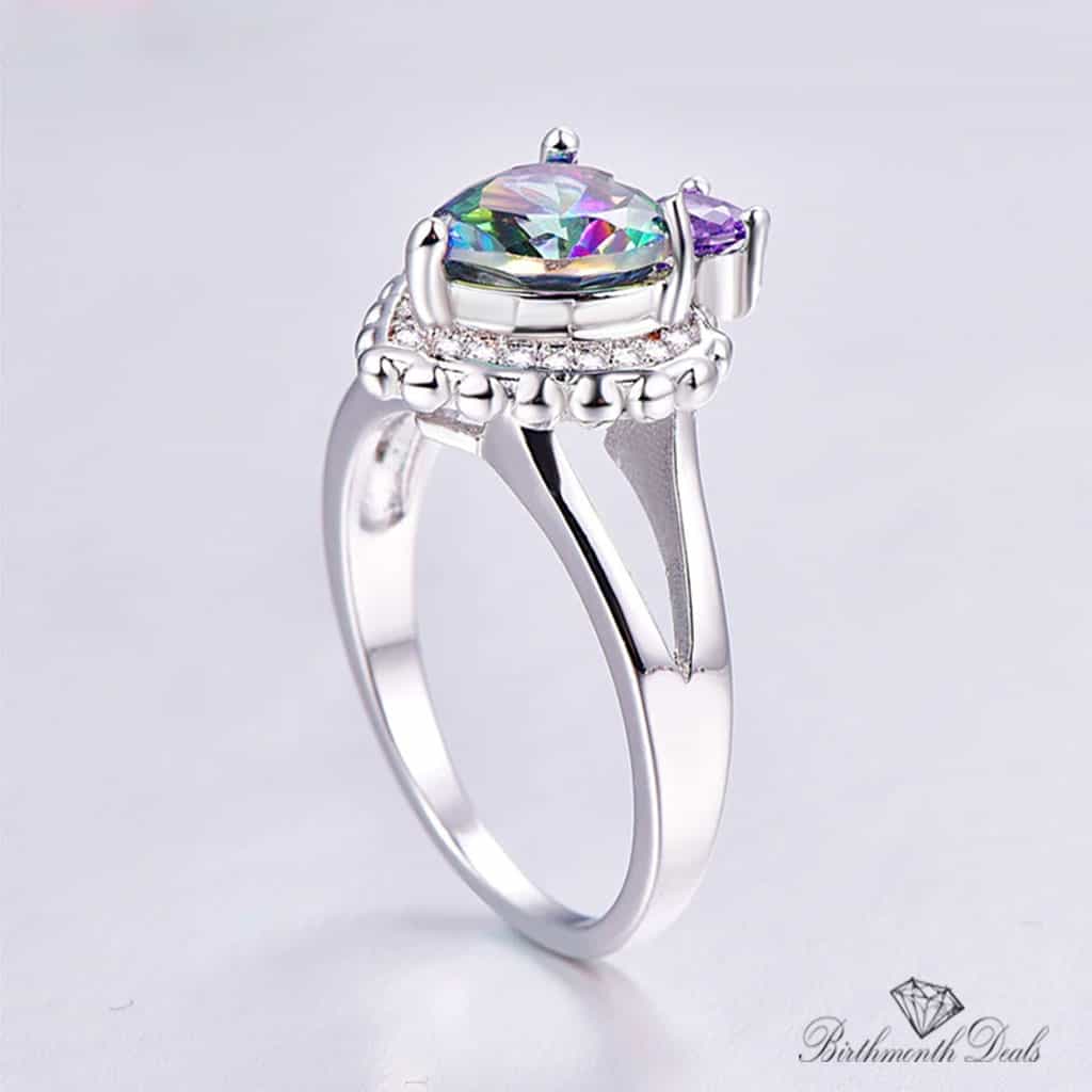 June Alexandrite Birthstone Ring - Birthmonth Deals