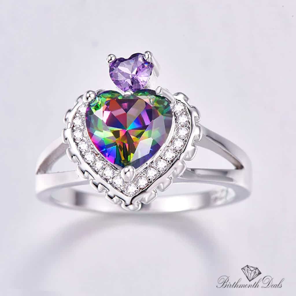 June Alexandrite Birthstone Ring - Birthmonth Deals