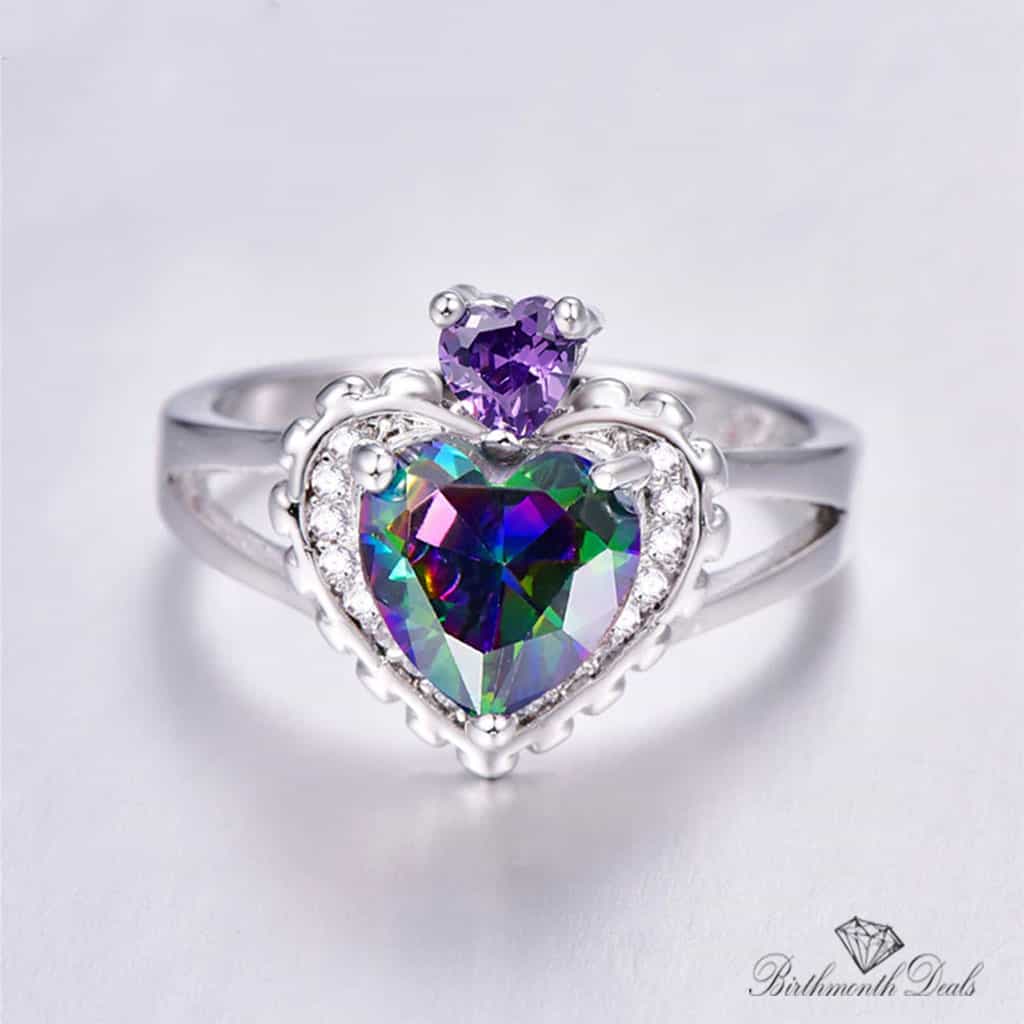 June Alexandrite Birthstone Ring - Birthmonth Deals