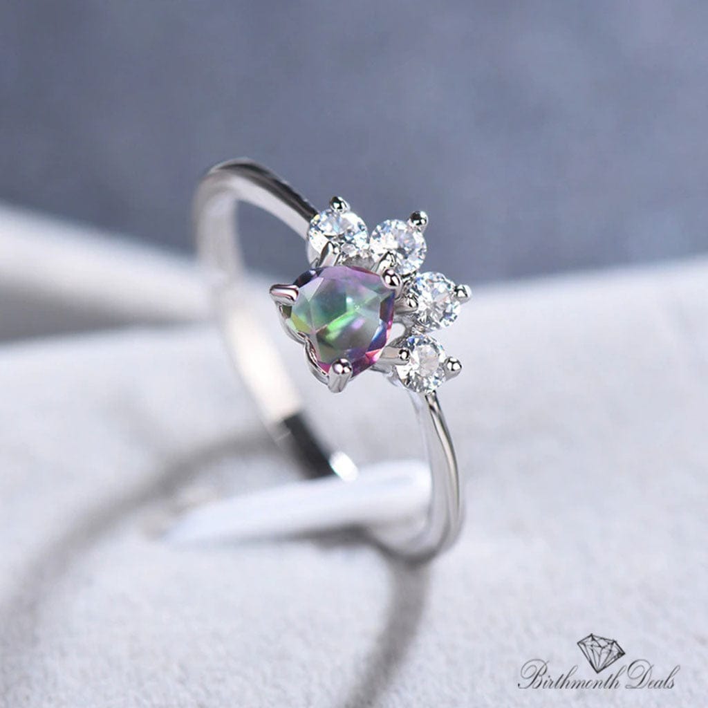 June Alexandrite Birthstone Ring - Birthmonth Deals