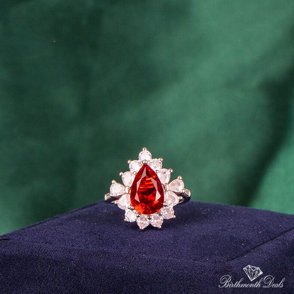 July Ruby Birthstone Ring - Birthmonth Deals