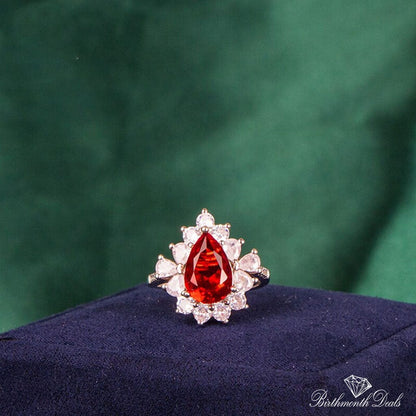 July Ruby Birthstone Ring - Birthmonth Deals