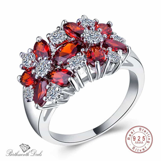 July Ruby Birthstone Ring - Birthmonth Deals