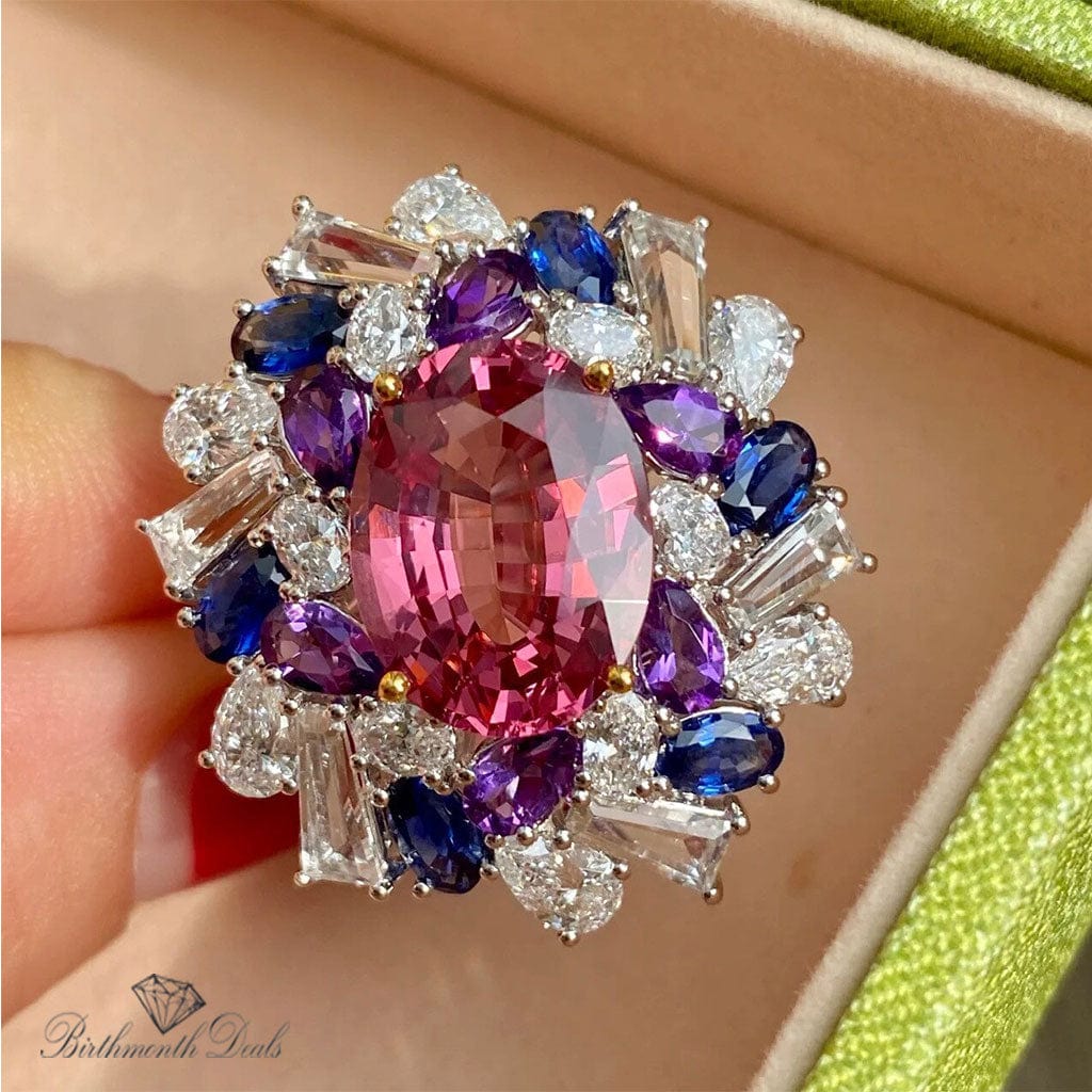 July Ruby Birthstone Ring - Birthmonth Deals
