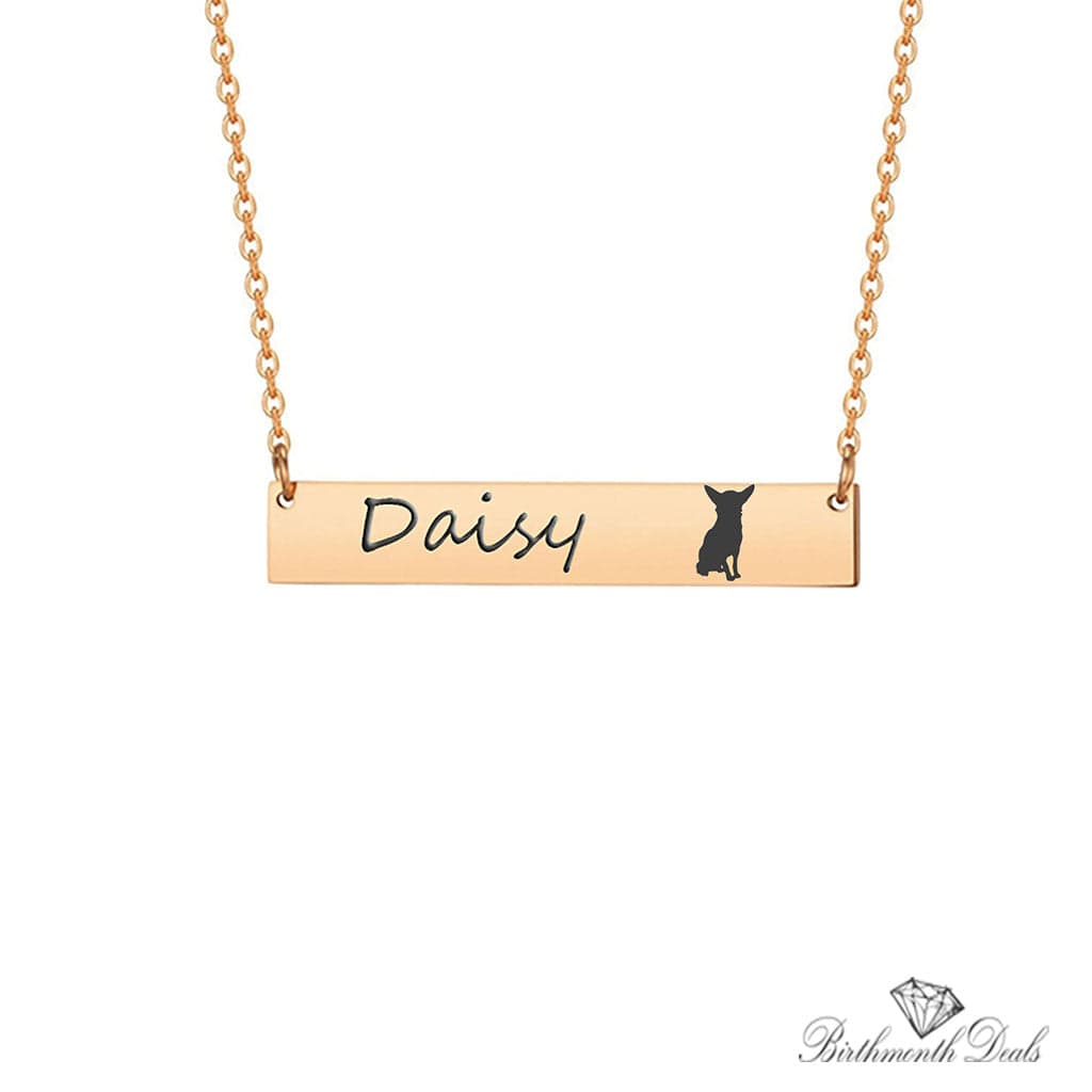 Personalize Pet Necklace - Birthmonth Deals