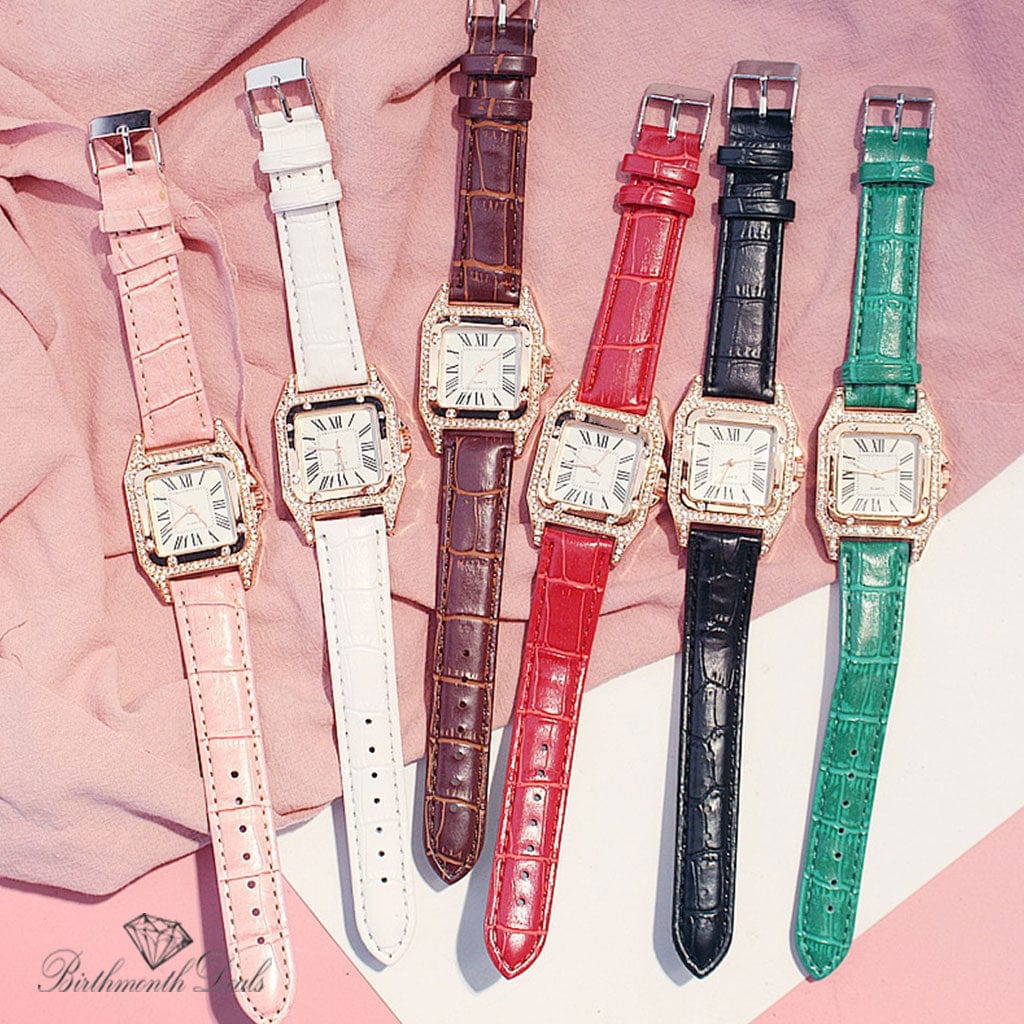 April Diamond Birthstone Watch - Birthmonth Deals