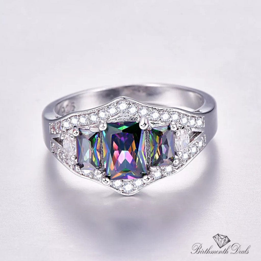 June Alexandrite Birthstone Ring - Birthmonth Deals