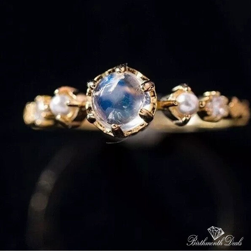 June Moonstone Ring - Birthmonth Deals