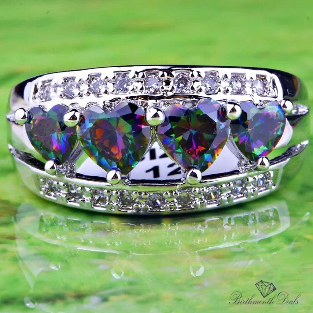 June Alexandrite Birthstone Ring - Birthmonth Deals