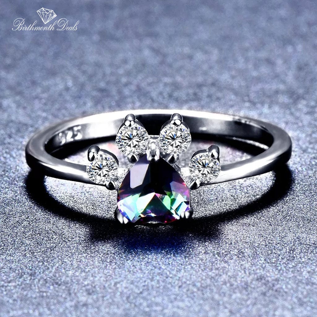 June Alexandrite Birthstone Ring - Birthmonth Deals