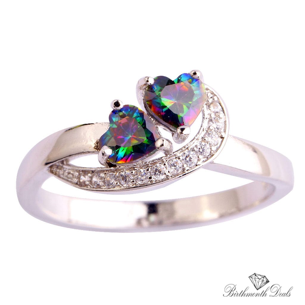 June Alexandrite Birthstone Ring - Birthmonth Deals