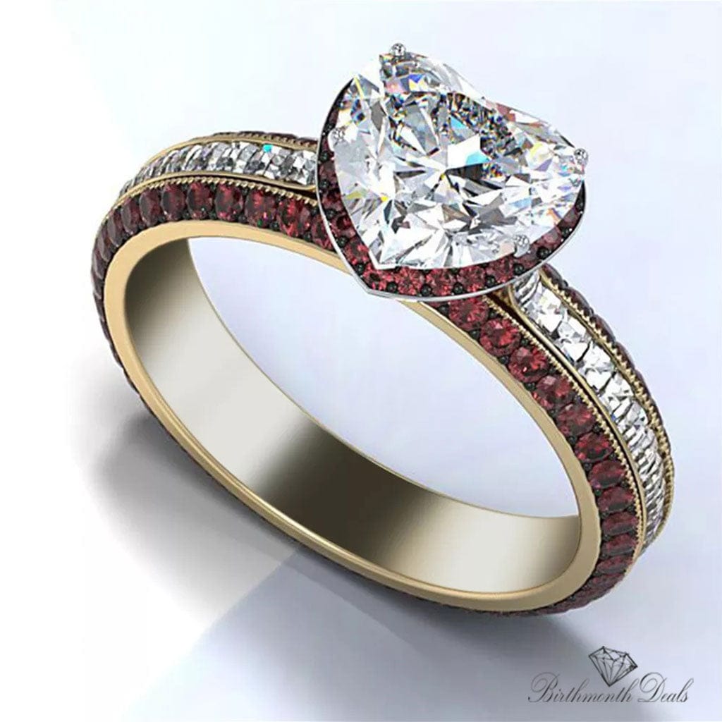 July Ruby Birthstone Ring - Birthmonth Deals