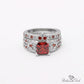 July Ruby Birthstone Stacking Ring - Birthmonth Deals