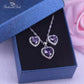 February Amethyst Birthstone Jewelry Set - Birthmonth Deals