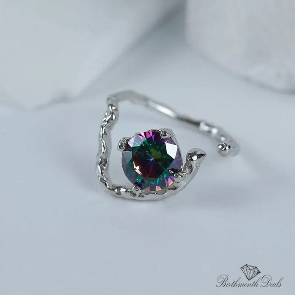 June Alexandrite Birthstone Ring - Birthmonth Deals