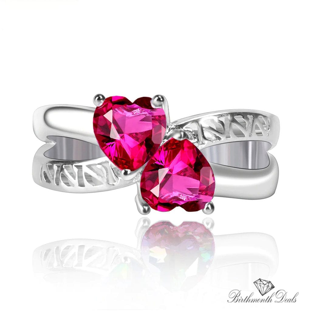 July Ruby Birthstone Ring - Birthmonth Deals