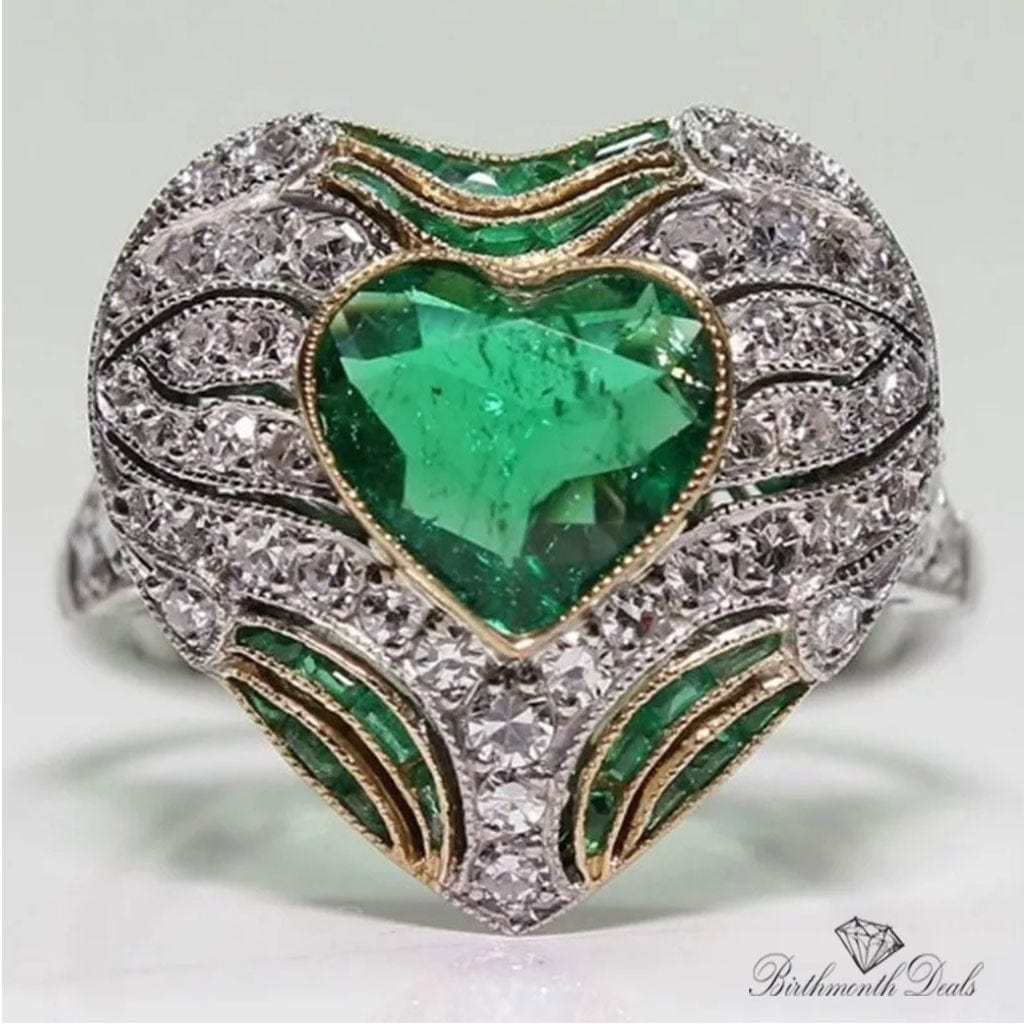 May Emerald Birthstone Ring - Birthmonth Deals