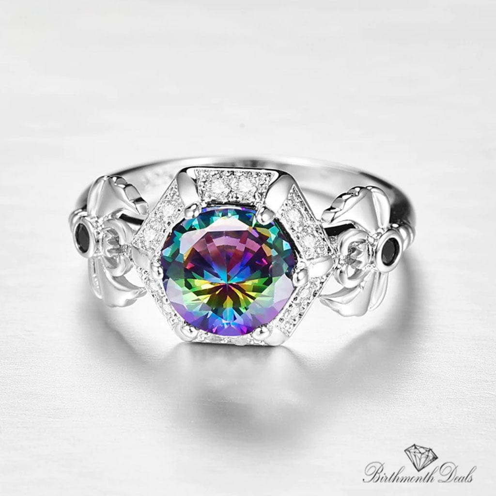 June Alexandrite Birthstone Ring - Birthmonth Deals