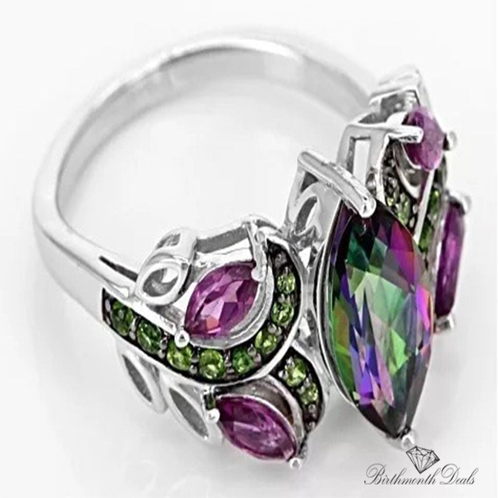 June Alexandrite Birthstone Ring - Birthmonth Deals