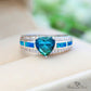 March Aquamarine Birthstone Ring - Birthmonth Deals