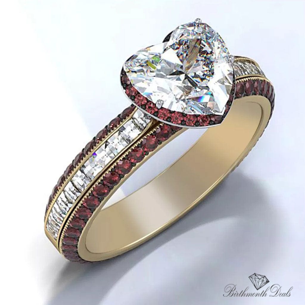 July Ruby Birthstone Ring - Birthmonth Deals